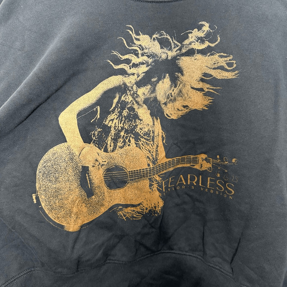 TAYLOR SWIFT Photo Boxy With You I’d Dance" ( taylor’s version) sweatshirt S - Picture 3 of 6